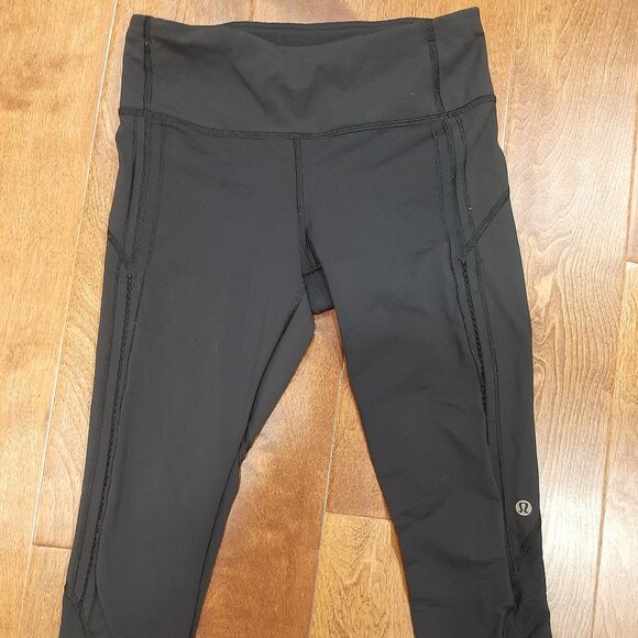Lululemon side stitch cropped leggings - Picture 6 of 7
